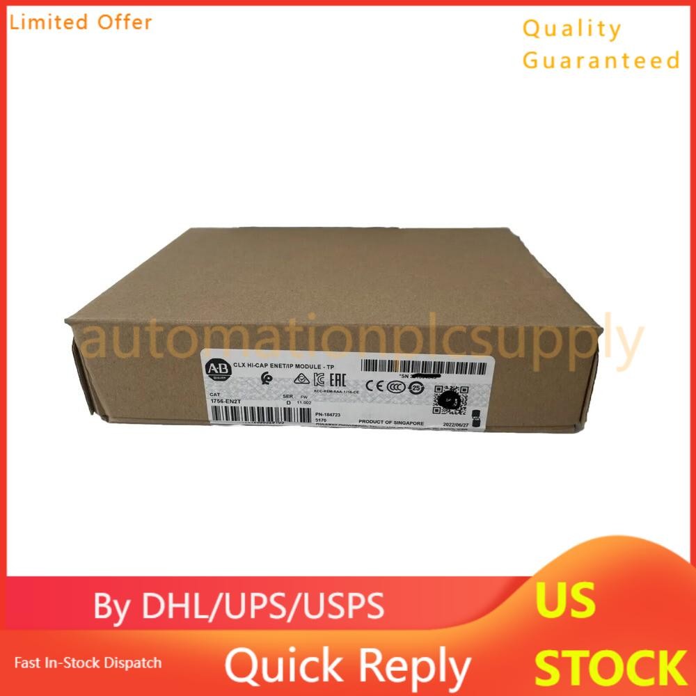 Allen Bradley 1756-EN2T ControlLogix EtherNet/IP Module AB 1756EN2T US Free Tax