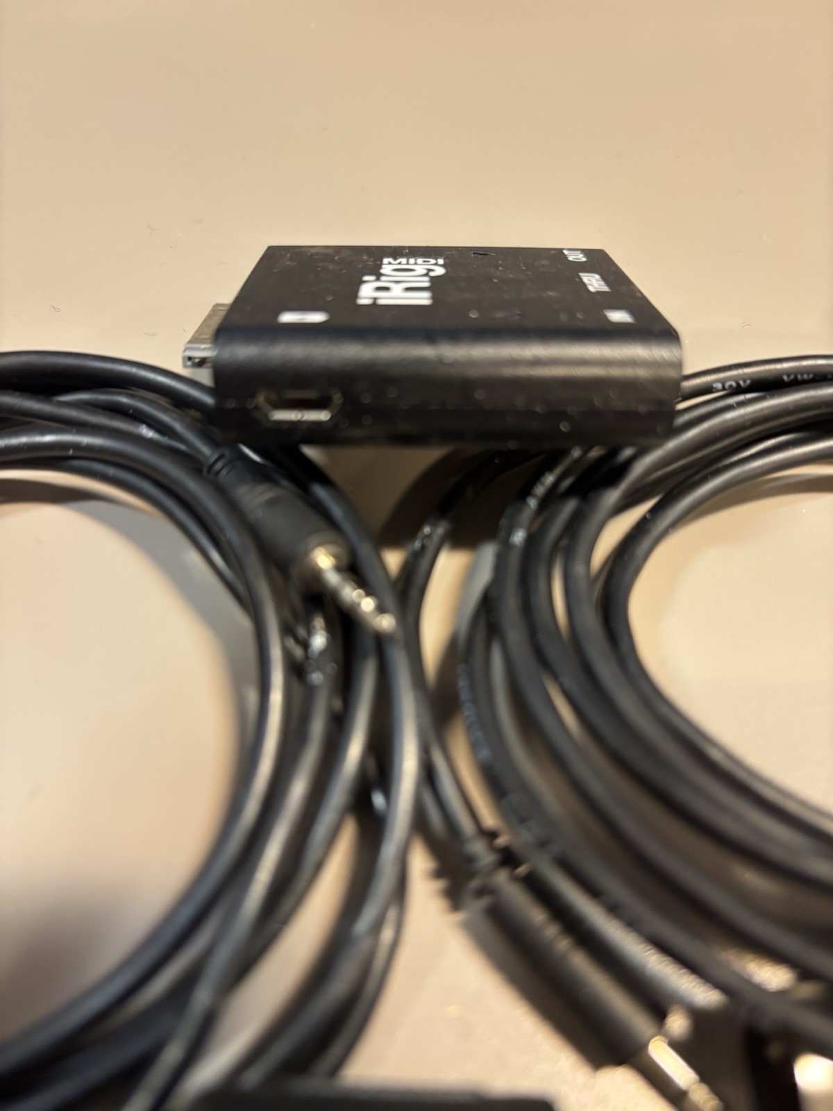 IK multimedia iRig MIDI Interface works With Lightning Adapter (not Included)