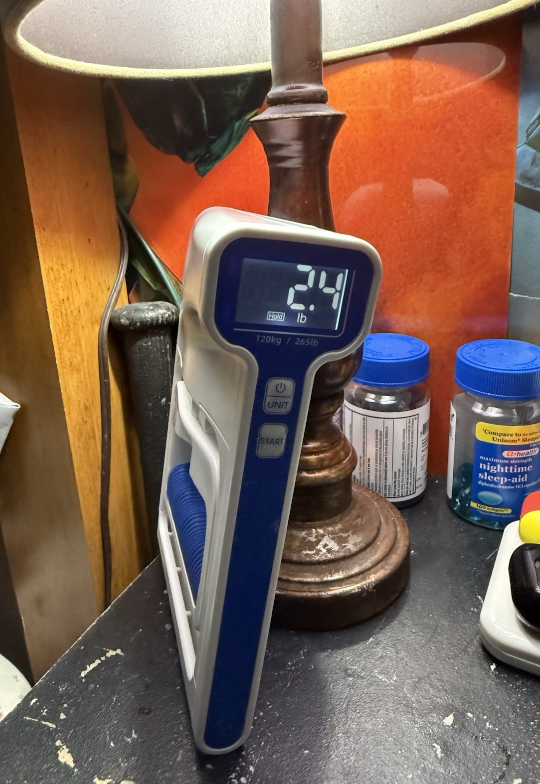 Handexer Digital Gripper Adjustable Resistance Display White Blue