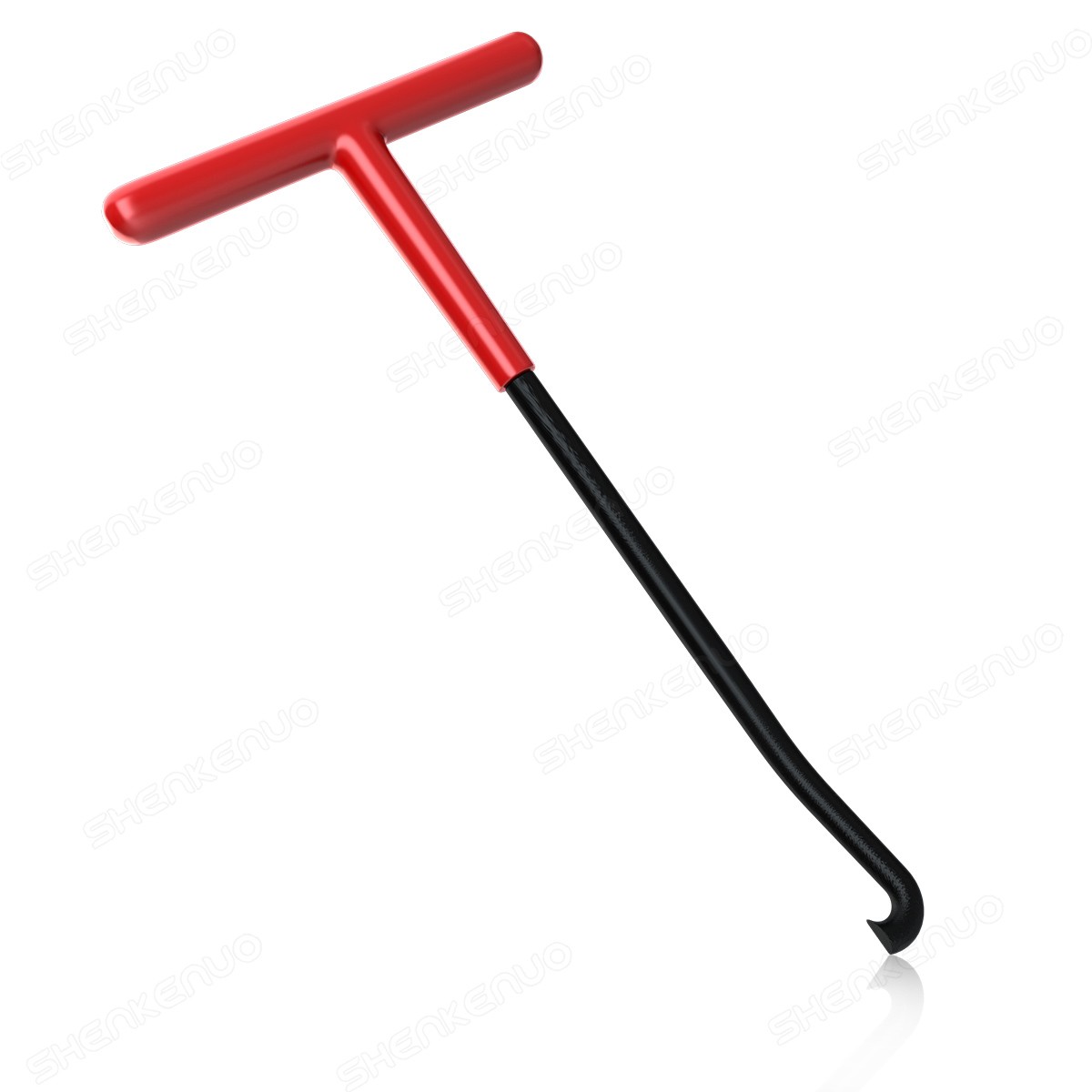 T-Shaped Exhaust Spring Puller with Rubber Grip - Essential Tool for Motorcycles