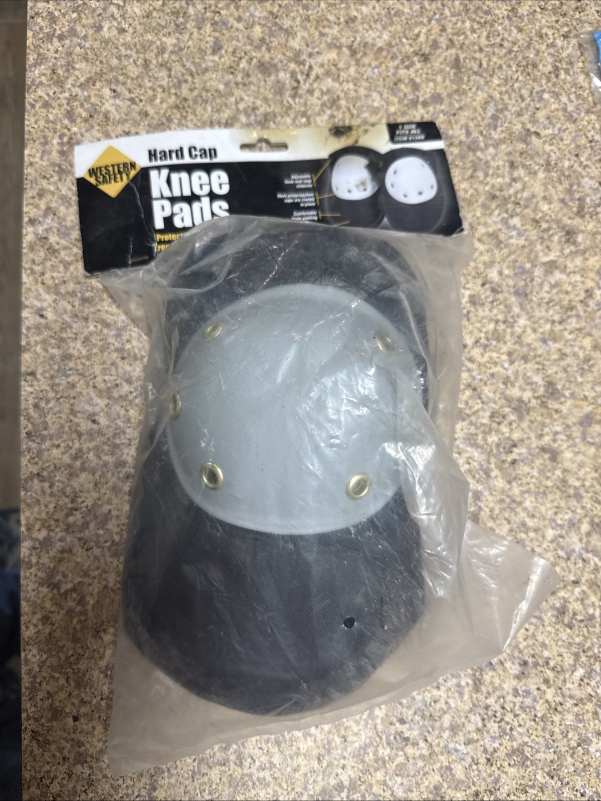 Hard Cap Knee Pads Protection for Carpentry Floor Carpet New Factory Sealed