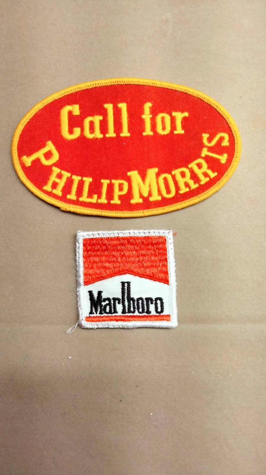 Cigarette Advertising Patch For Philip Morris Maker Of Marlboro