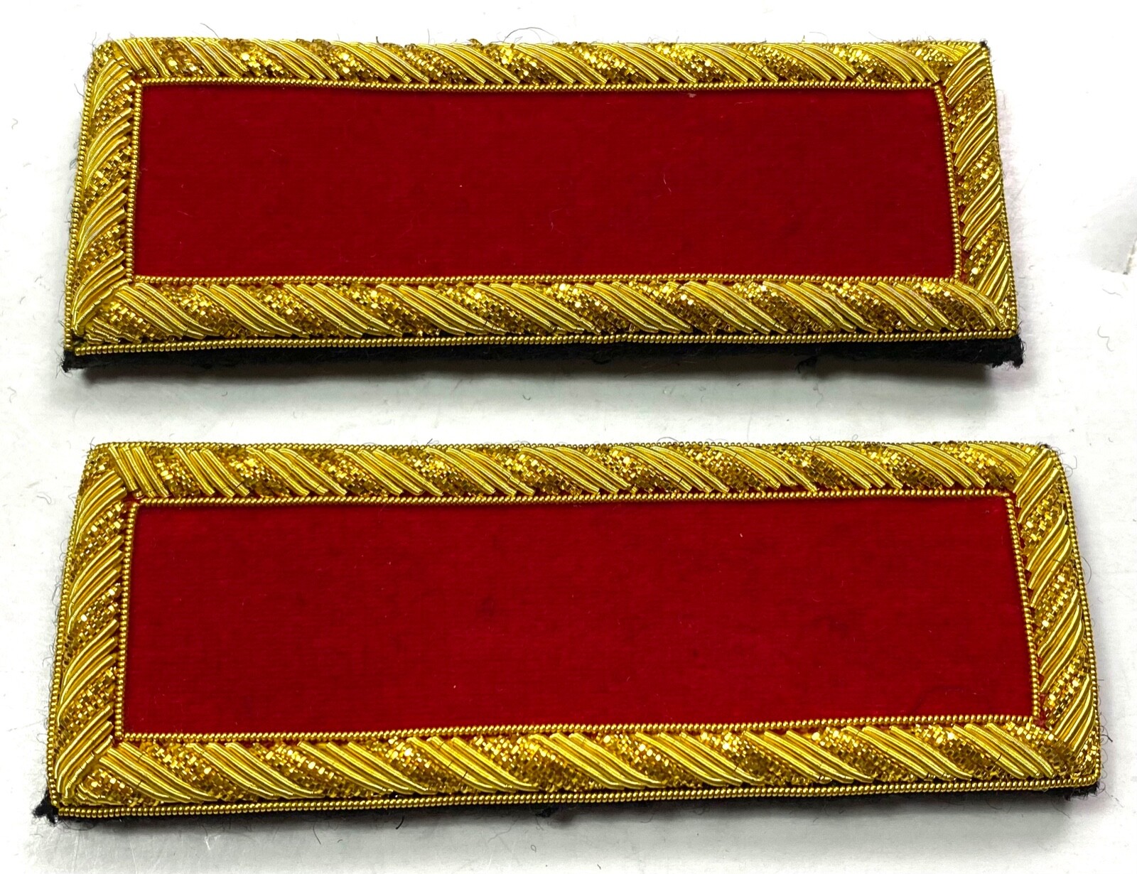 INDIAN WARS US ARMY M1872 ARTILLERY 2ND LIEUTENANT TUNIC SHOULDER BOARDS W/CILPS