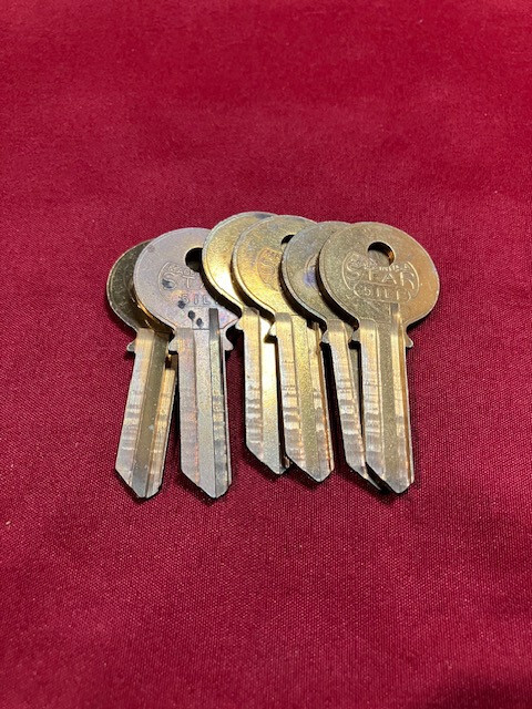 Lot Of 6 Star IN1 Keyblanks, For Ilco Locks