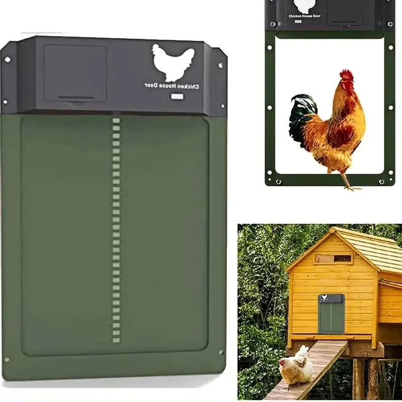 Automatic Chicken Coop Door Opener | Light Sensor, Battery Powered, Waterproof