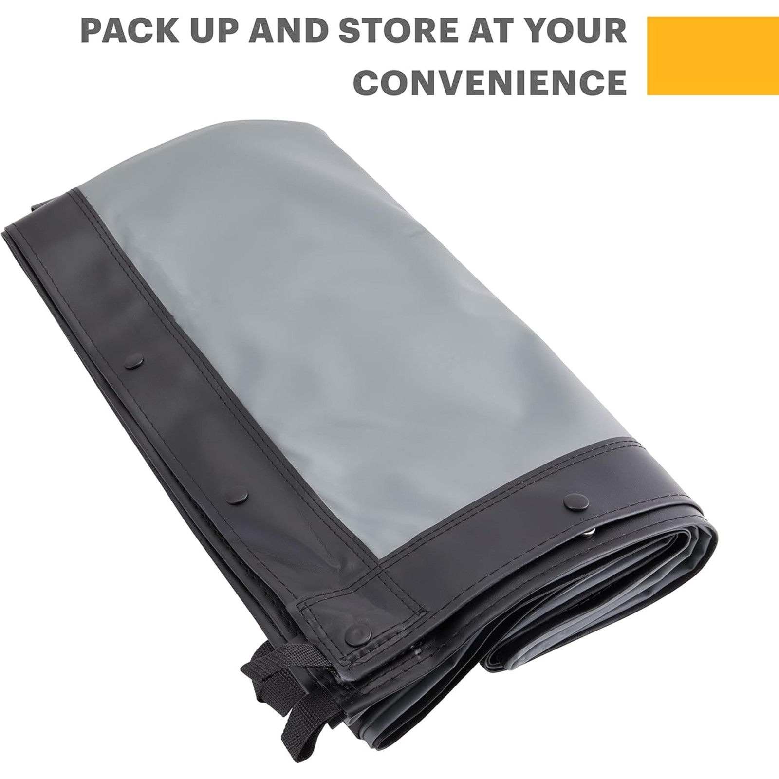 KODAK 120” Replacement Dual Projector Screen, Front & Rear Projection - Gray