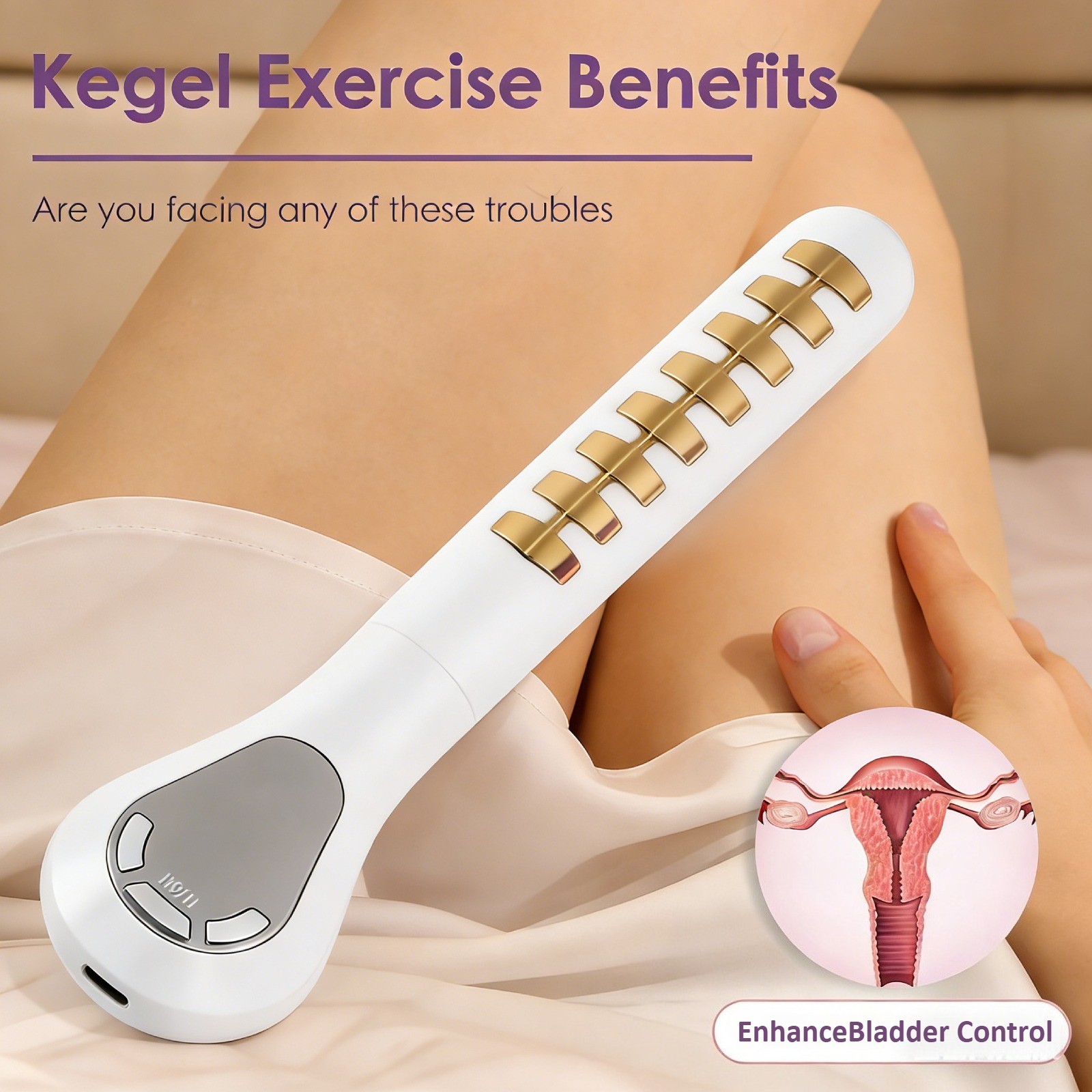 KTS Rejuvenation Wand For Women Red & Blue Light Gynecological Therapy Device