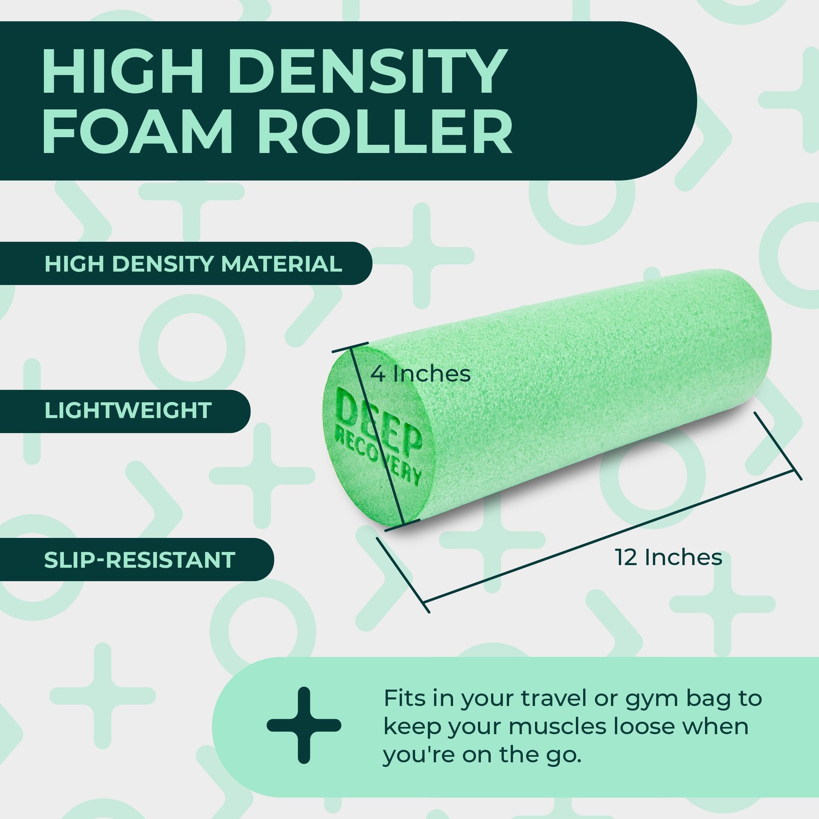 Yoga Foam Roller for Physical Therapy & Exercise – Soft Back Roller for Back ...