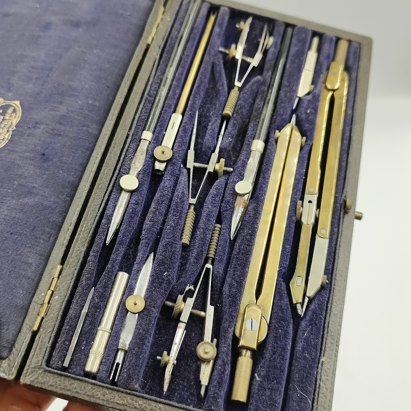 Stanley Technical Drawing Set Vintage Antique Precision Instruments Complete