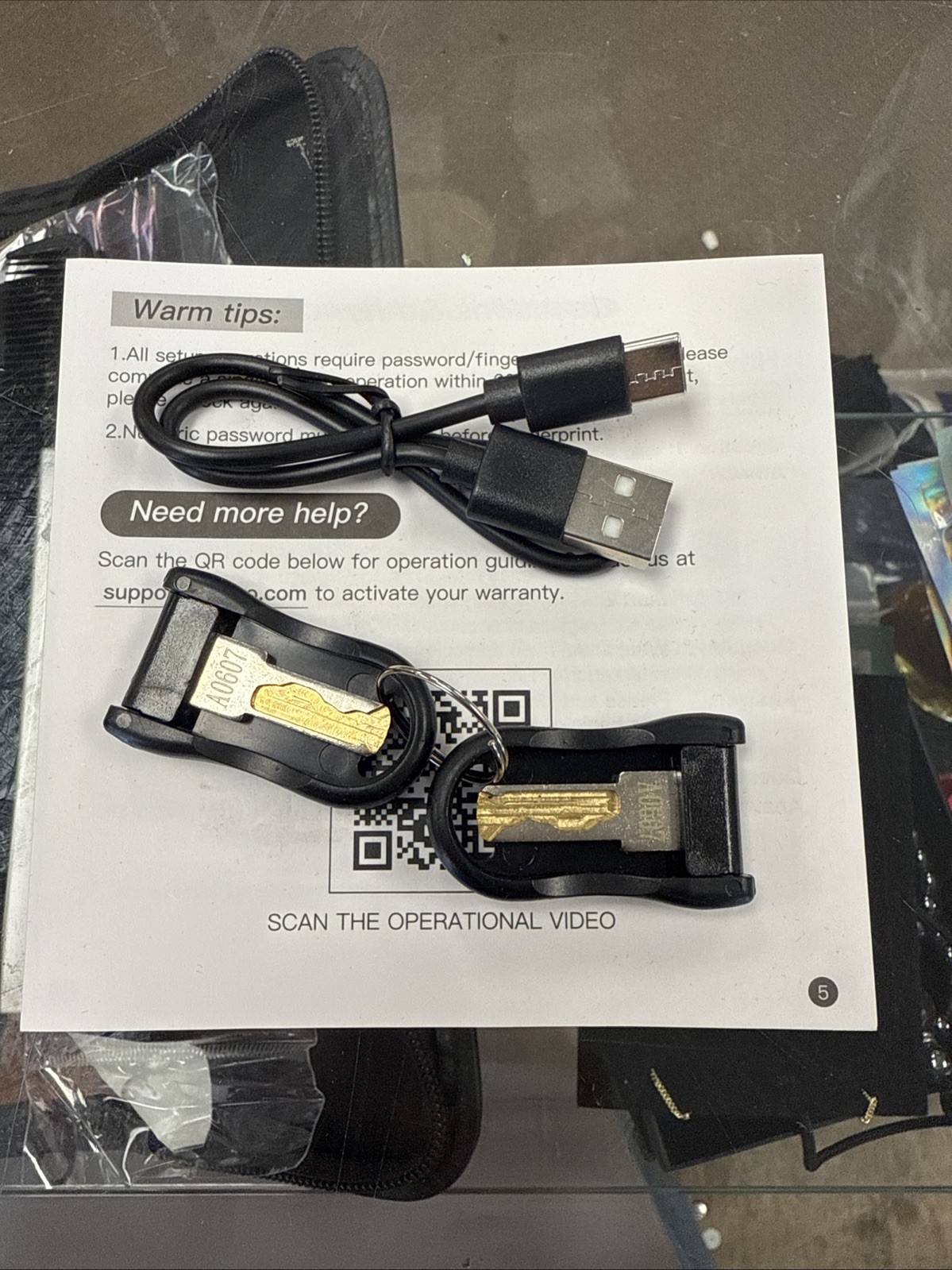 Uniniro Biometric Trigger Lock for Pistol, 360° Touch, Multi Profile