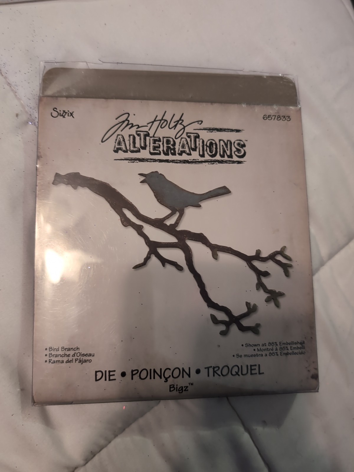 Sizzix Bigz Dies Bird Branch Tim Holtz Alterations 657833