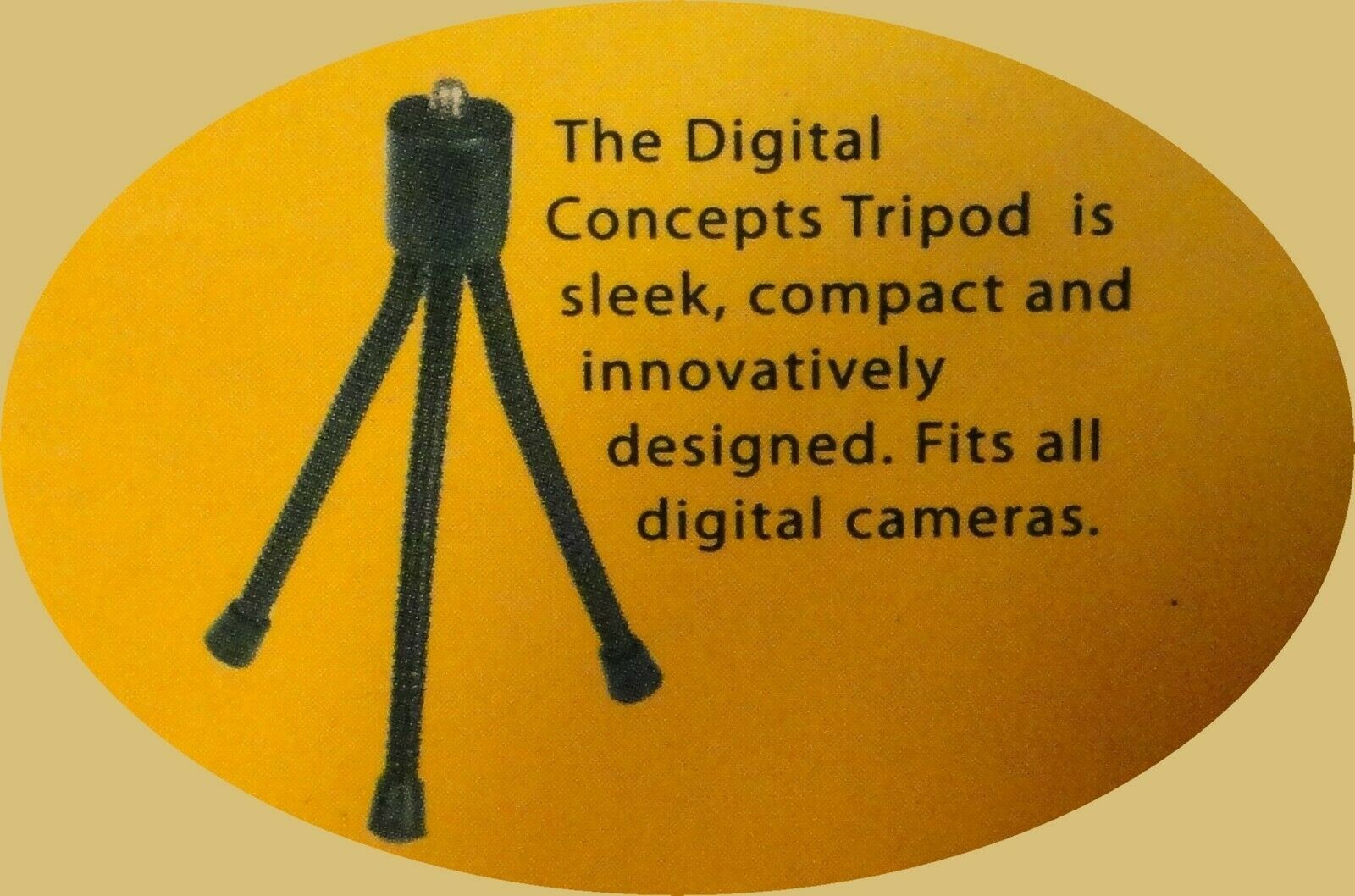 Digital Camera Accessory Kit w/ Case, Mini Tripod & Cleaning Kit, NEW IN BOX