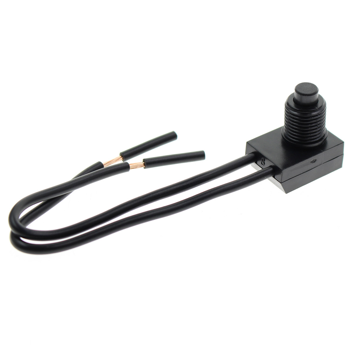 5pcs 4" Wire Leads Waterproof On-Off Push-Button Switch for Motorcycle Car 12V