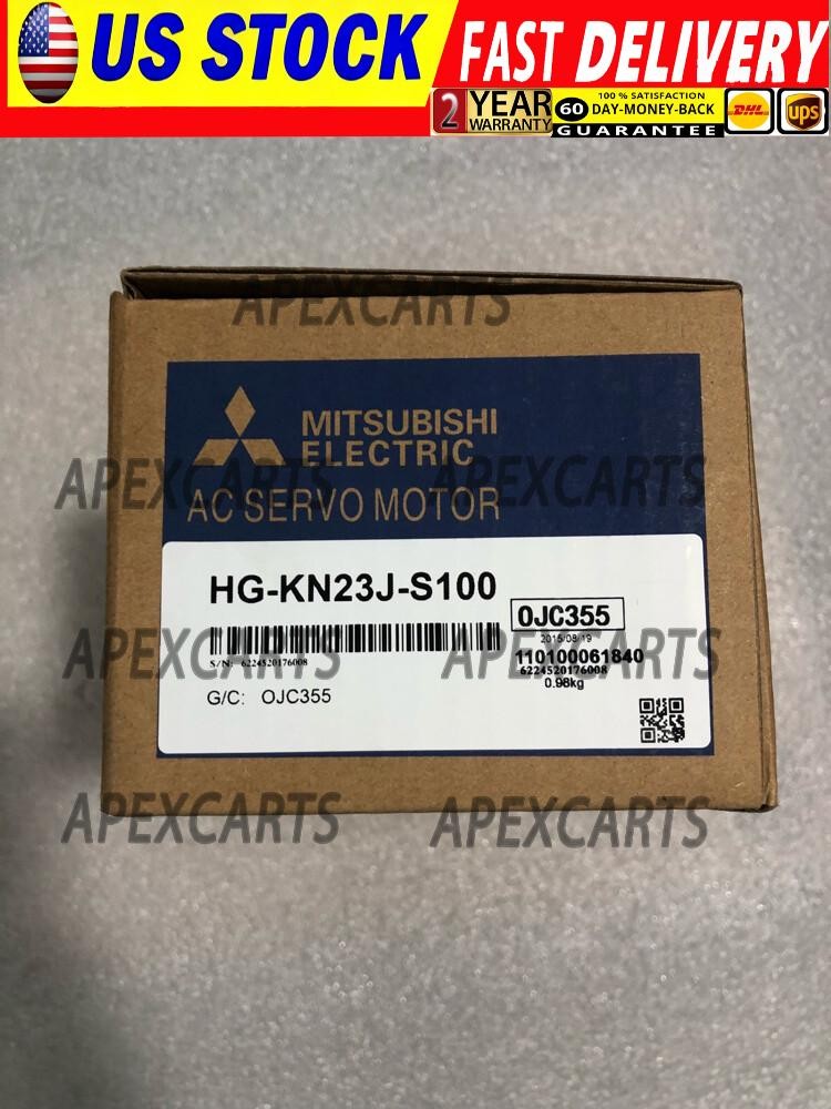 New HG-KN23J-S100 Mitsubishi AC Servo motor HGKN23JS100 1Y warranty by Fedex