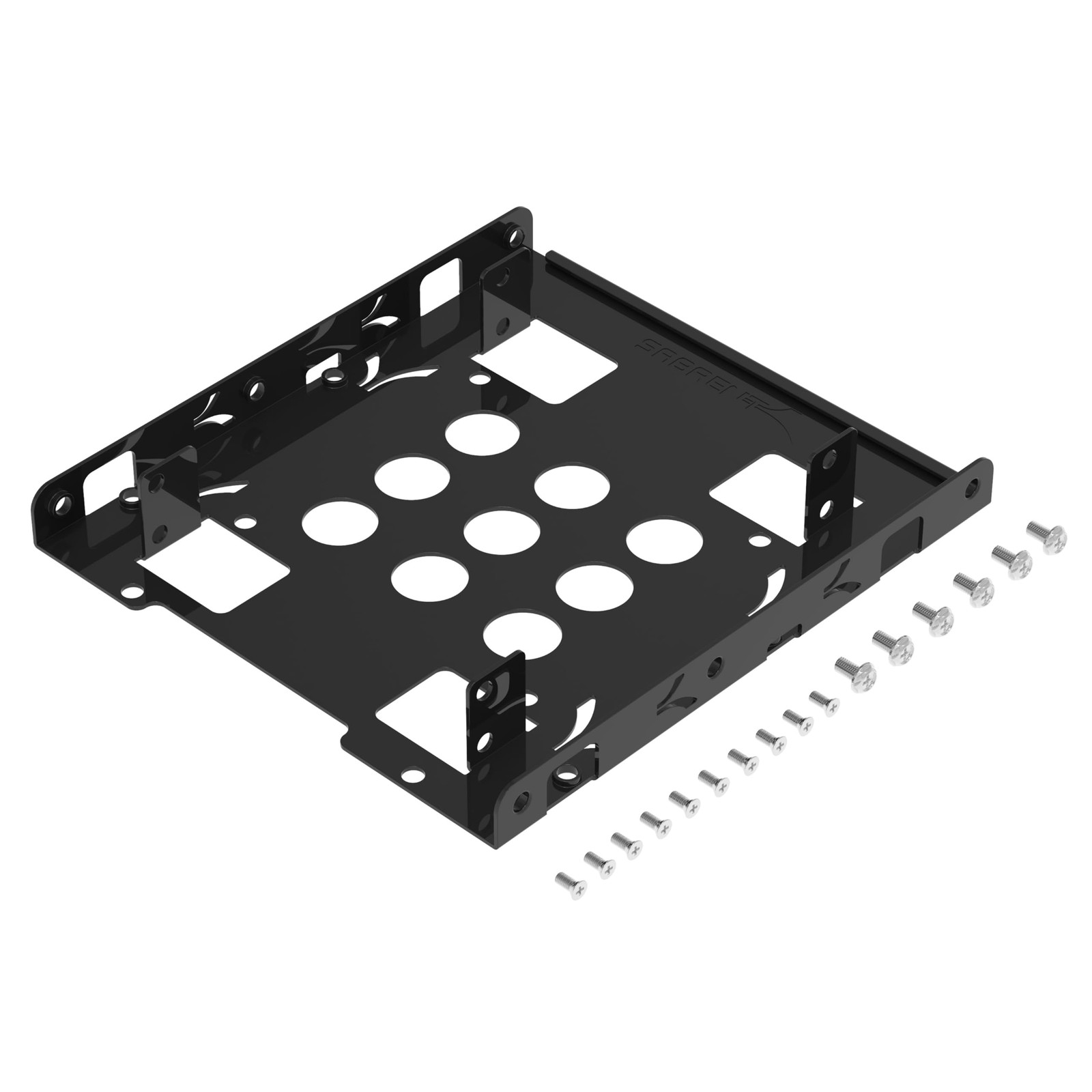 SABRENT 2.5 Inch to 3.5 2.5" 3.5" Mounting Bracket (1 Count), Black