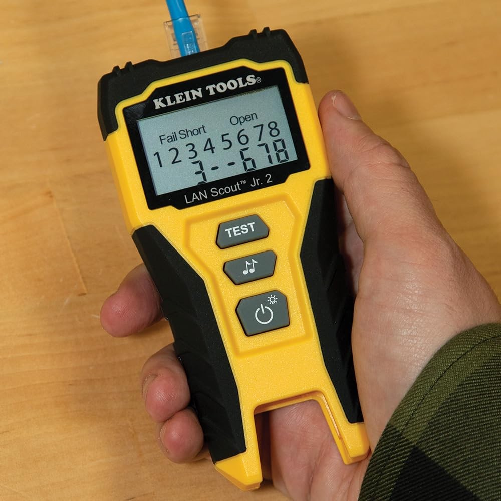 Cable Tester LAN Ethernet Network CAT5e CAT6 6A Wire Map Fault Detector