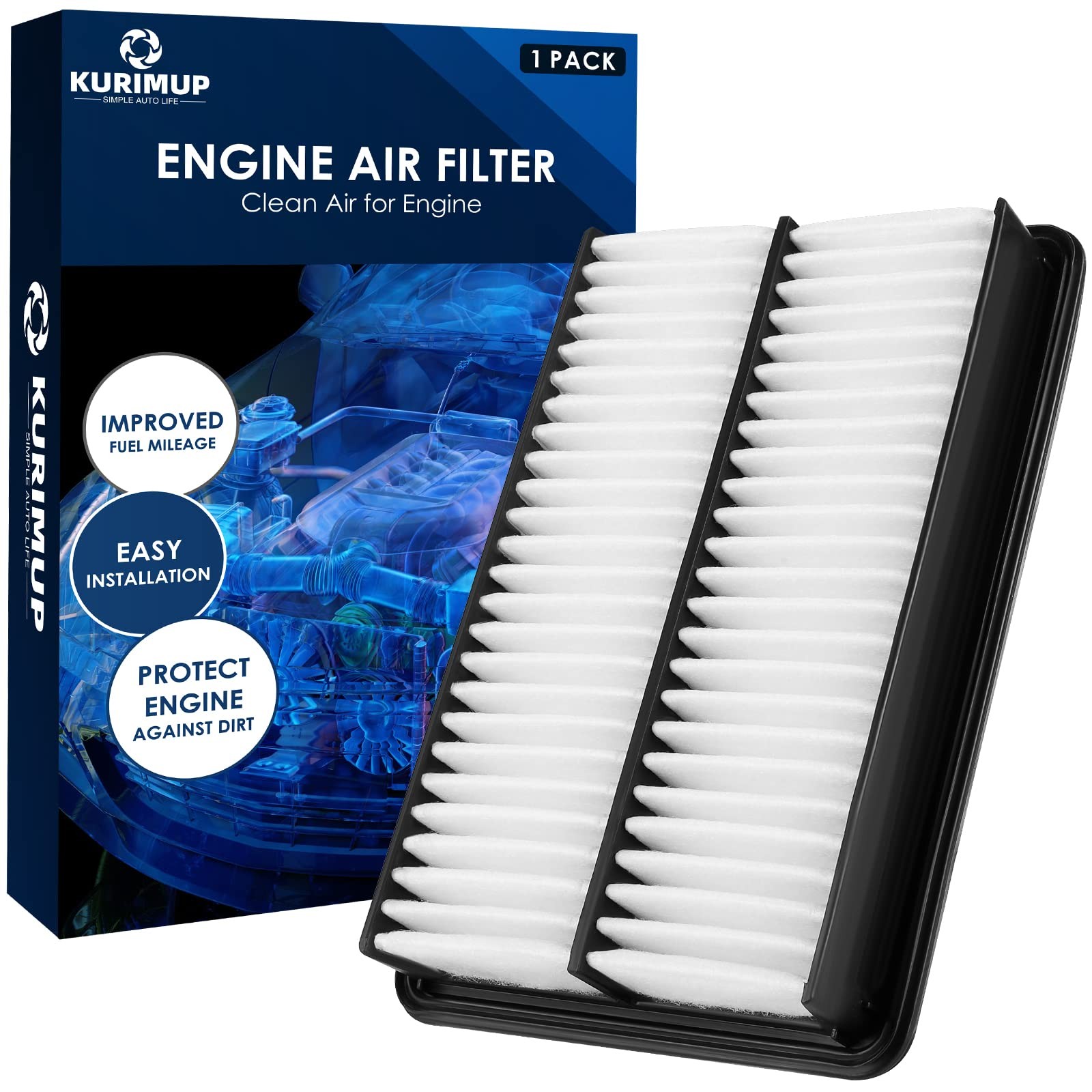 KURIMUP CA11259 Replacement Engine Air Filter(PE07-13-3A0A), Efficient...