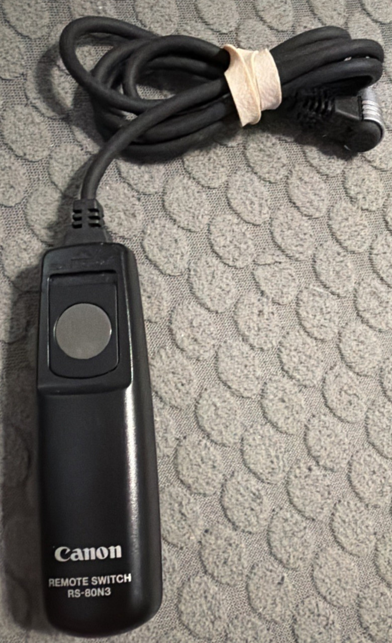 Genuine Canon Remote Switch RS-80N3 For DSLR Camera OEM