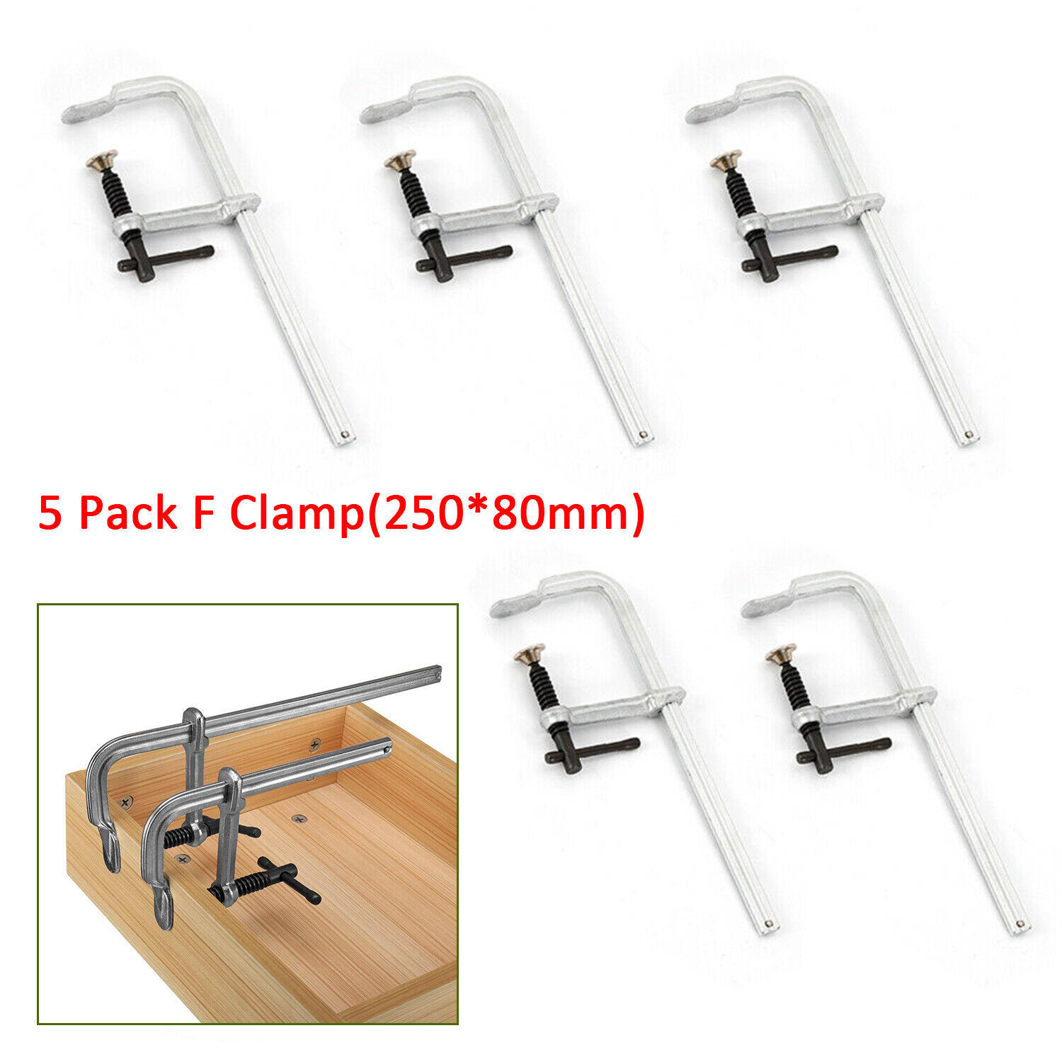5X F Welding Clamps Heavy Duty Forged Solid Steel Clamp Clamping Force 500kg HOT