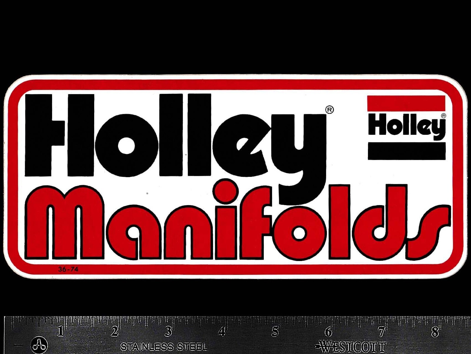 HOLLEY Manifolds - Original Vintage 1970's 80’s Racing Decal/Sticker
