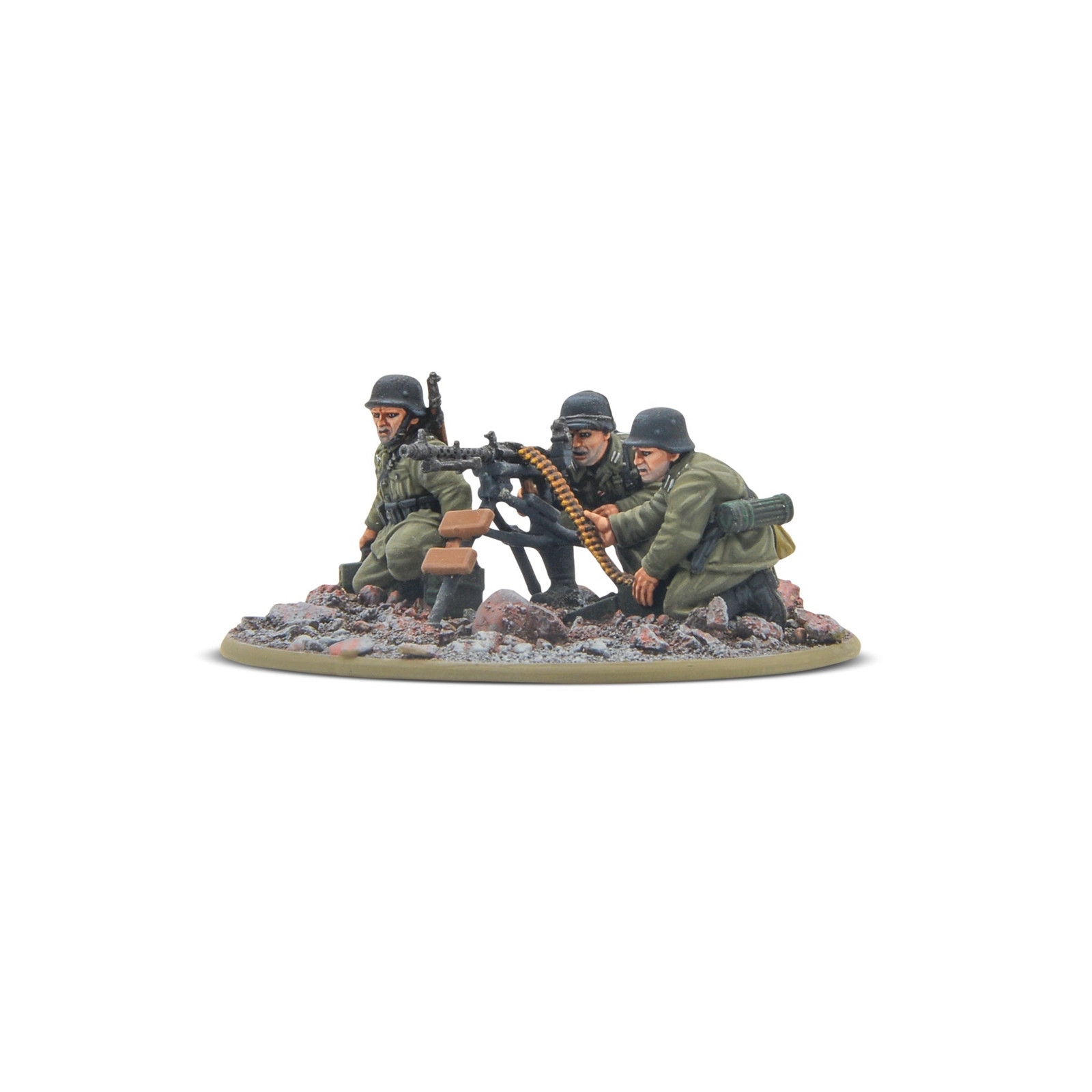 German Veteran Infantry MMG team Bolt Action Warlord