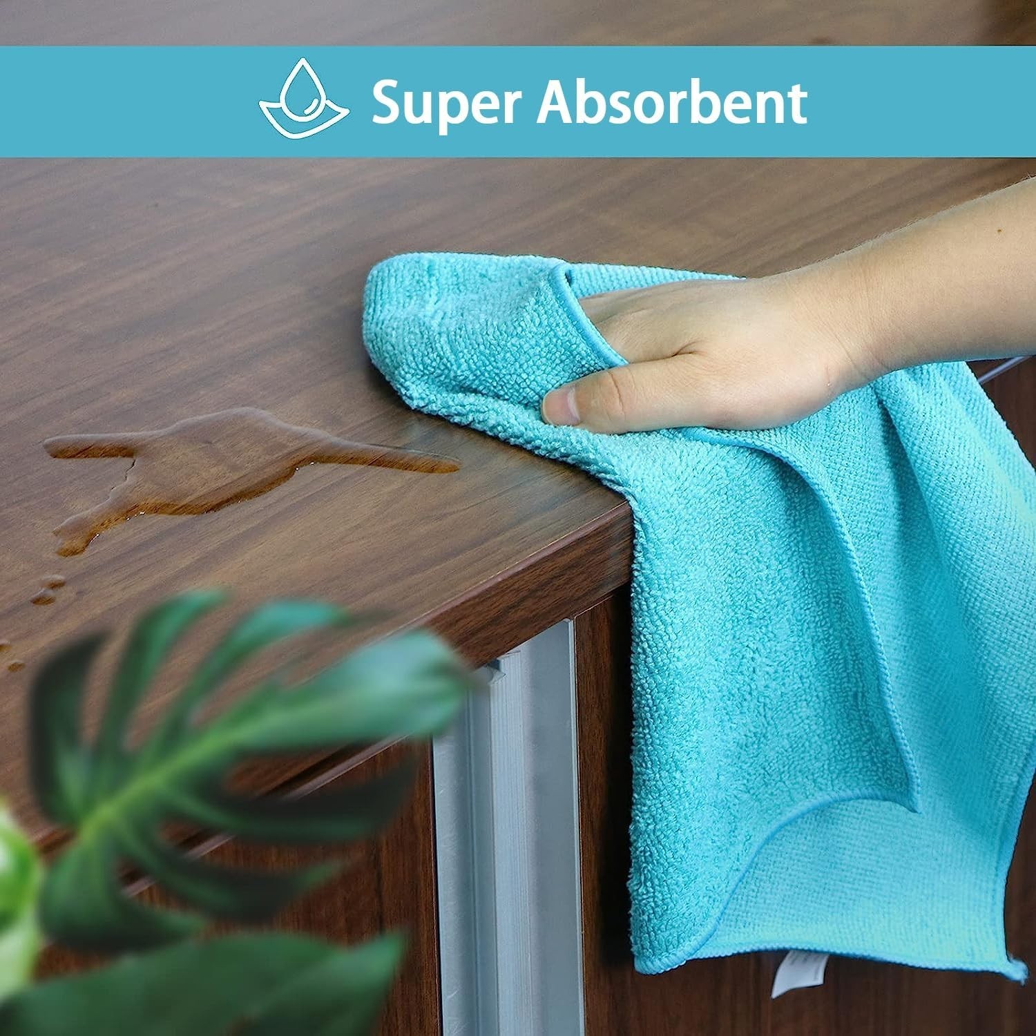 12 Pack Eco-Friendly Microfiber Cleaning Cloths, Streak-Free & Soft - 11.5"