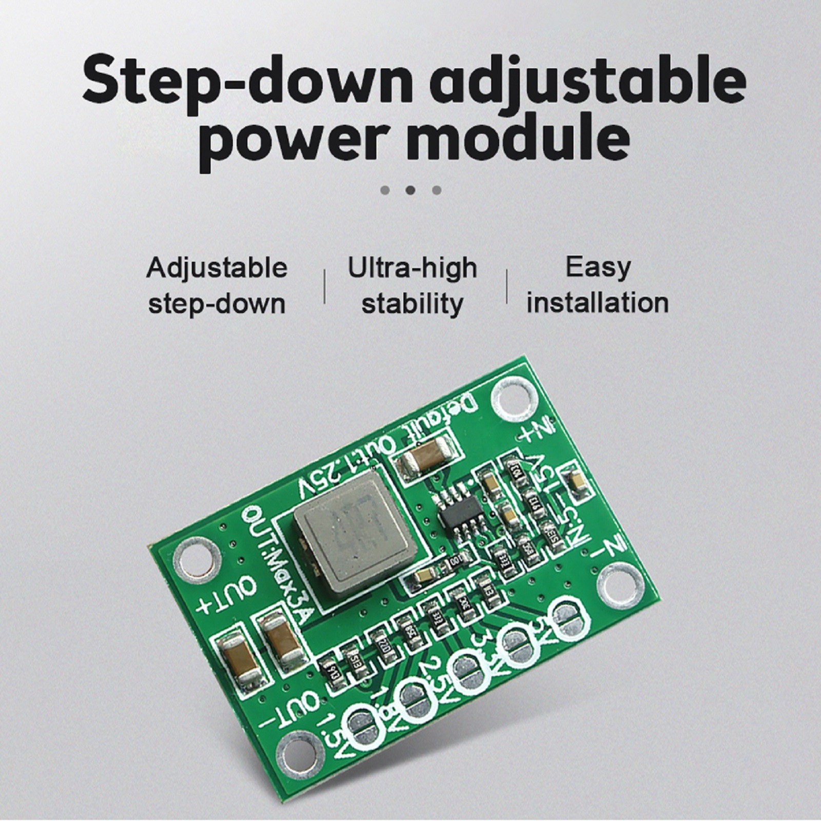 10Pcs CA1235 Adjustable Power Module CA-1235 Buck Step-Down Power Module 5-15V h