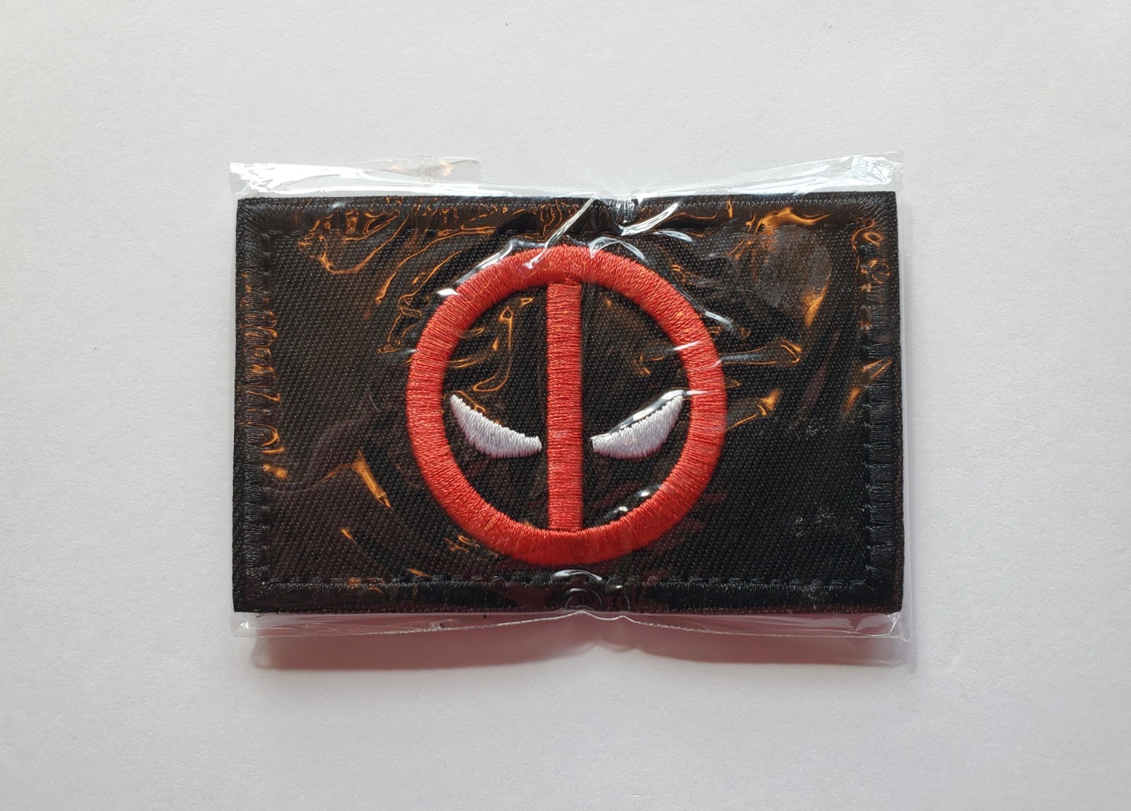Deadpool Face Tactical Morale patch Hook & Loop Backing Free Shipping
