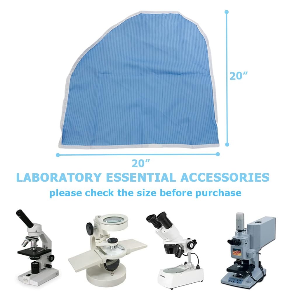 Microscope Dust Cover Fit Full Size Standard Microscopes - Lab lensmeter Inst...