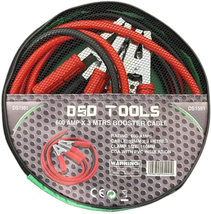 600 Amp X 3 Mtrs Booster Cable Ds1591