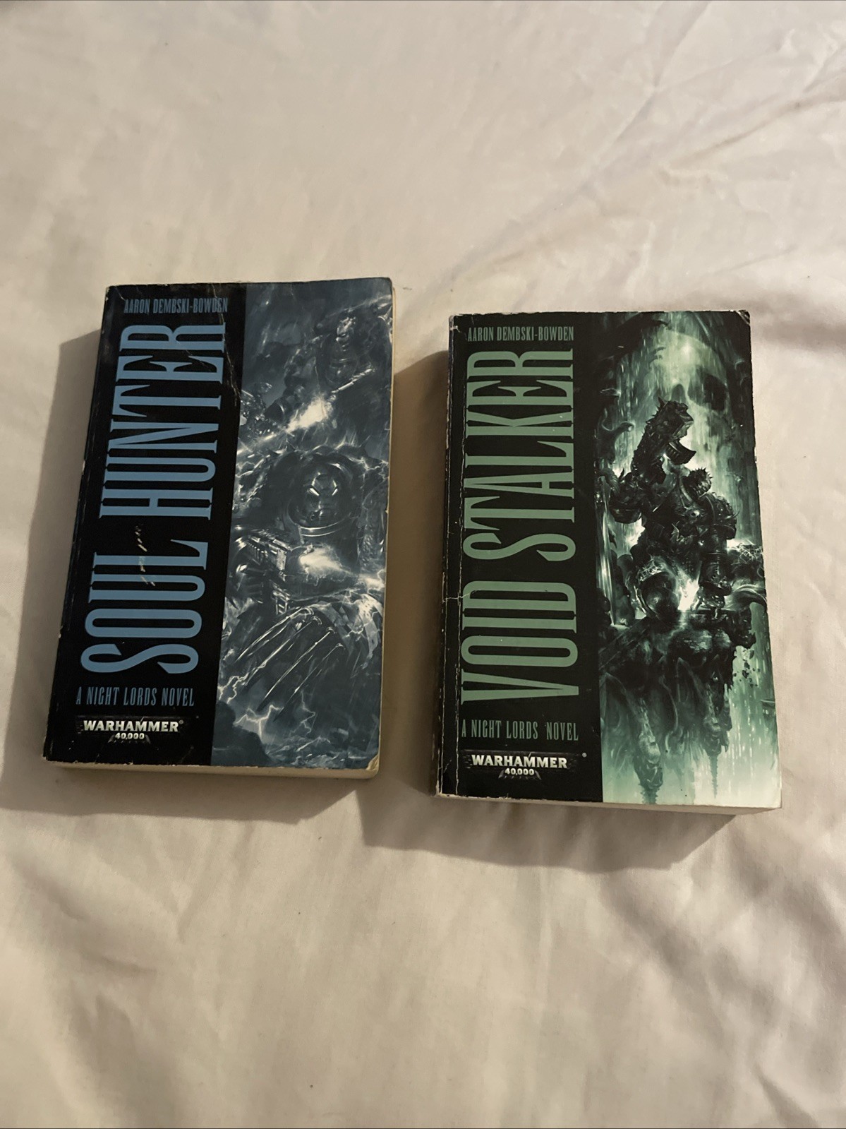 Warhammer 40k Books Night Lords Novel Soul Hunter Void Stalker Aaron Dembski