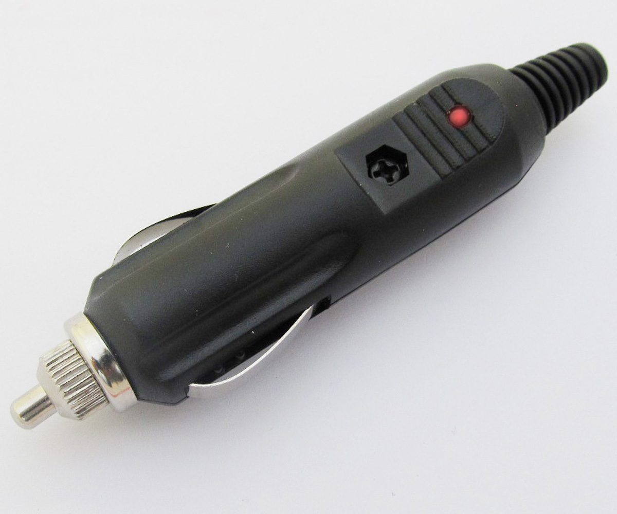 5x Car Power Cigarette Plug Charger with Fuse Led NEW