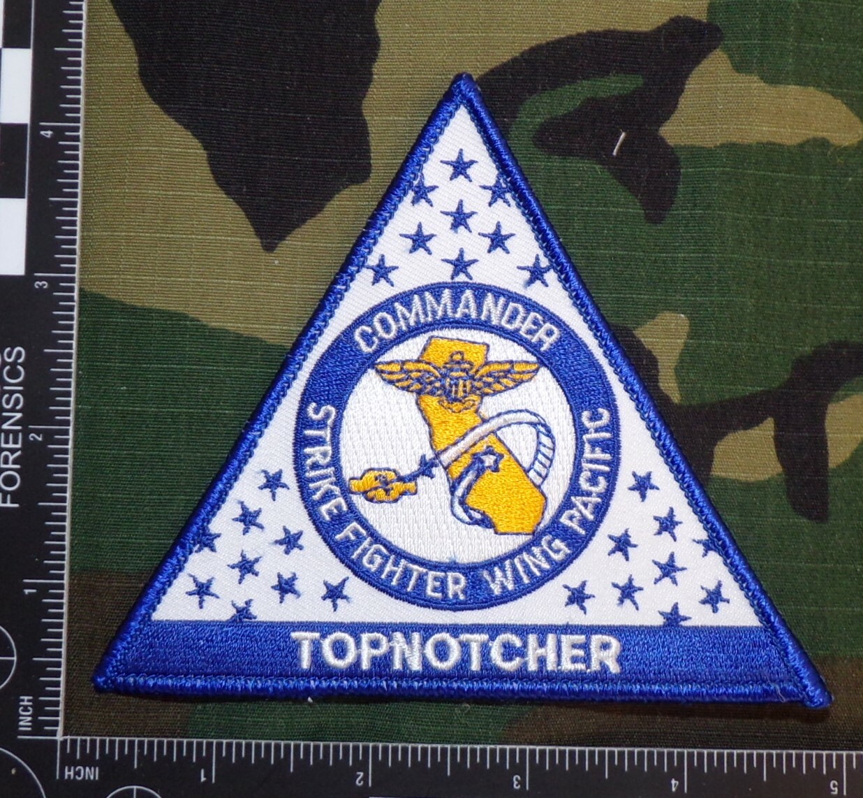 US Naval Aviation Strike Fighter Wing Pacific Commander Full-Color Patch