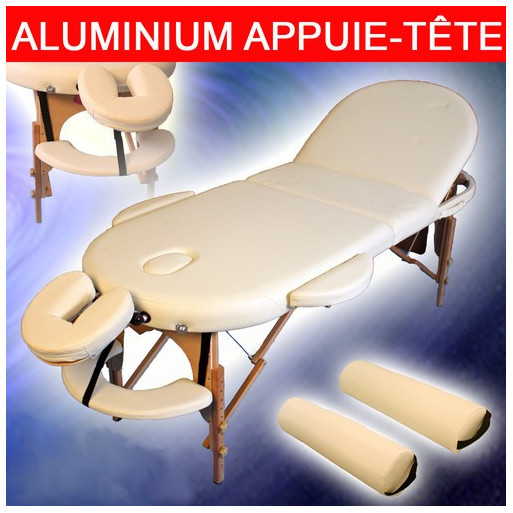 Table de massage ovale spécial Reiki Epiasseur totale 10 cm