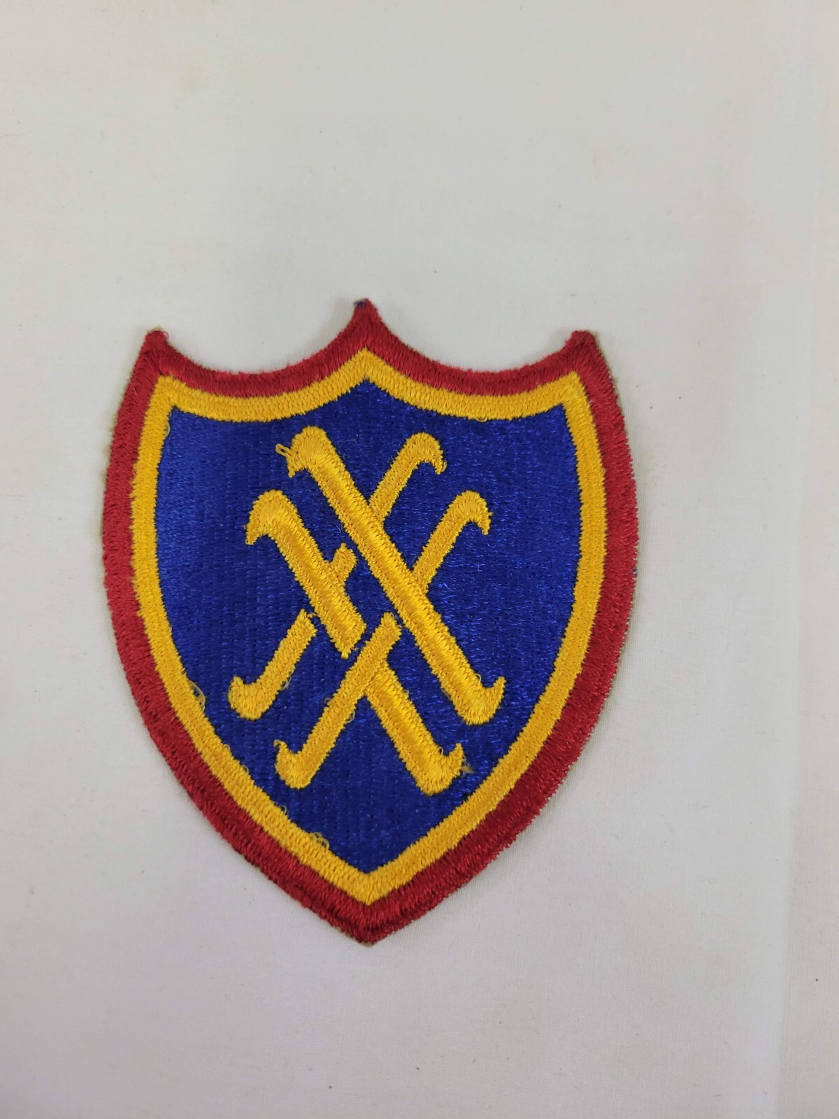 WWII US Army Patch 20th Army Corps  Embroidered Military Patch Vintage
