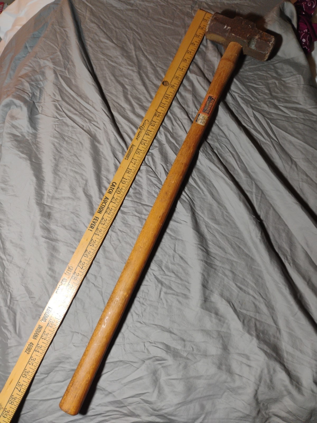 Vintage Craftsman USA 8lb Sledge Hammer Head Double Faced AP-50752 Excelsall