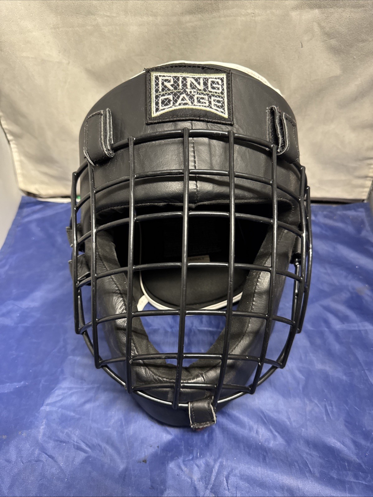 Ring to Cage Sparring Headgear With Metal Safety Cage Head Gear Adult Training
