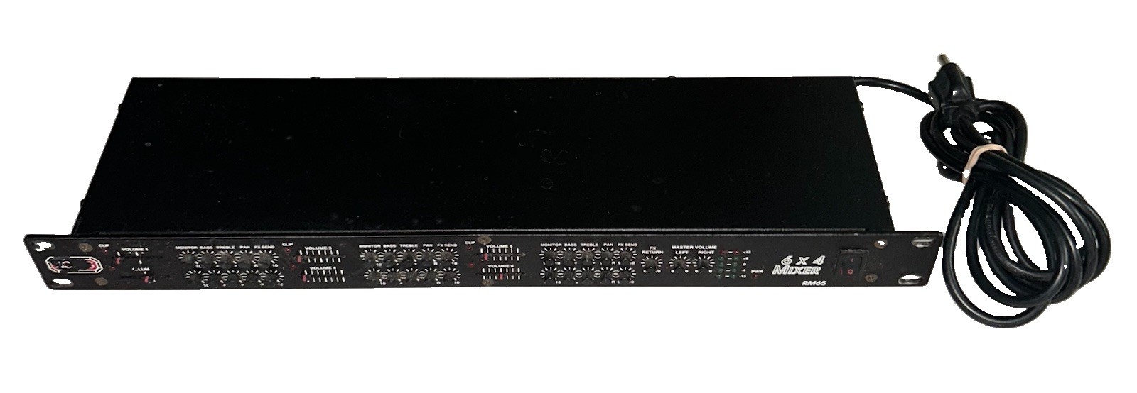 Rolls RM65 6x4 Mixer 6-Channel Model Rack-Mountable Stereo Audio