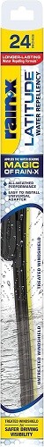 Rain-X 5079280-2 Latitude With Water Repellency Wiper Blade 24" - 1EA