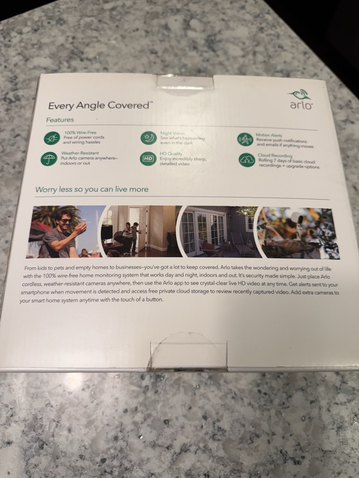 Arlo Wireless Security System Cameras (4) VMS3430-100NAS New Christmas