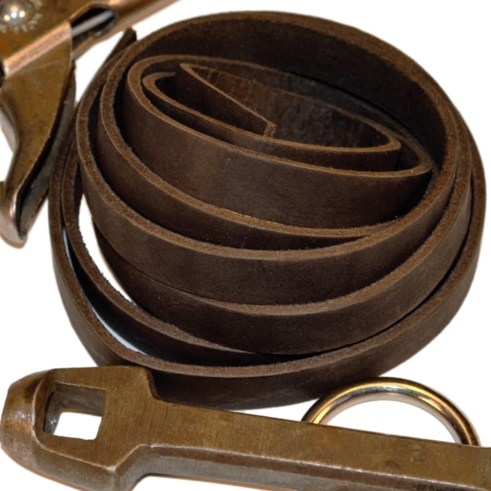 Craft with Leather - Dark Brown 72” x 1/2” for Personalized Projects