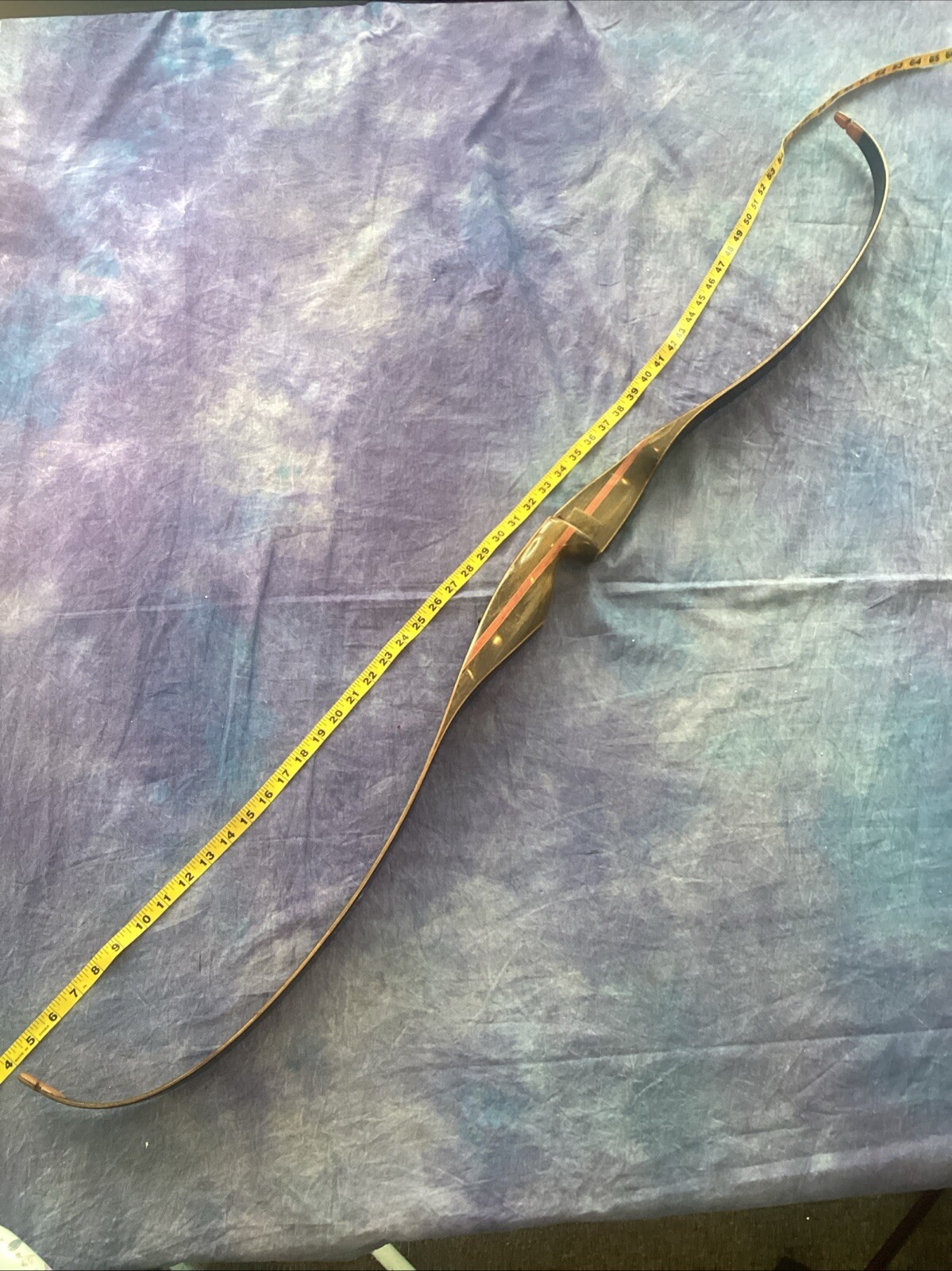 VINTAGE (73-76) BEAR GRIZZLY RECURVE BOW RH #45 58" Green Brown KD1641