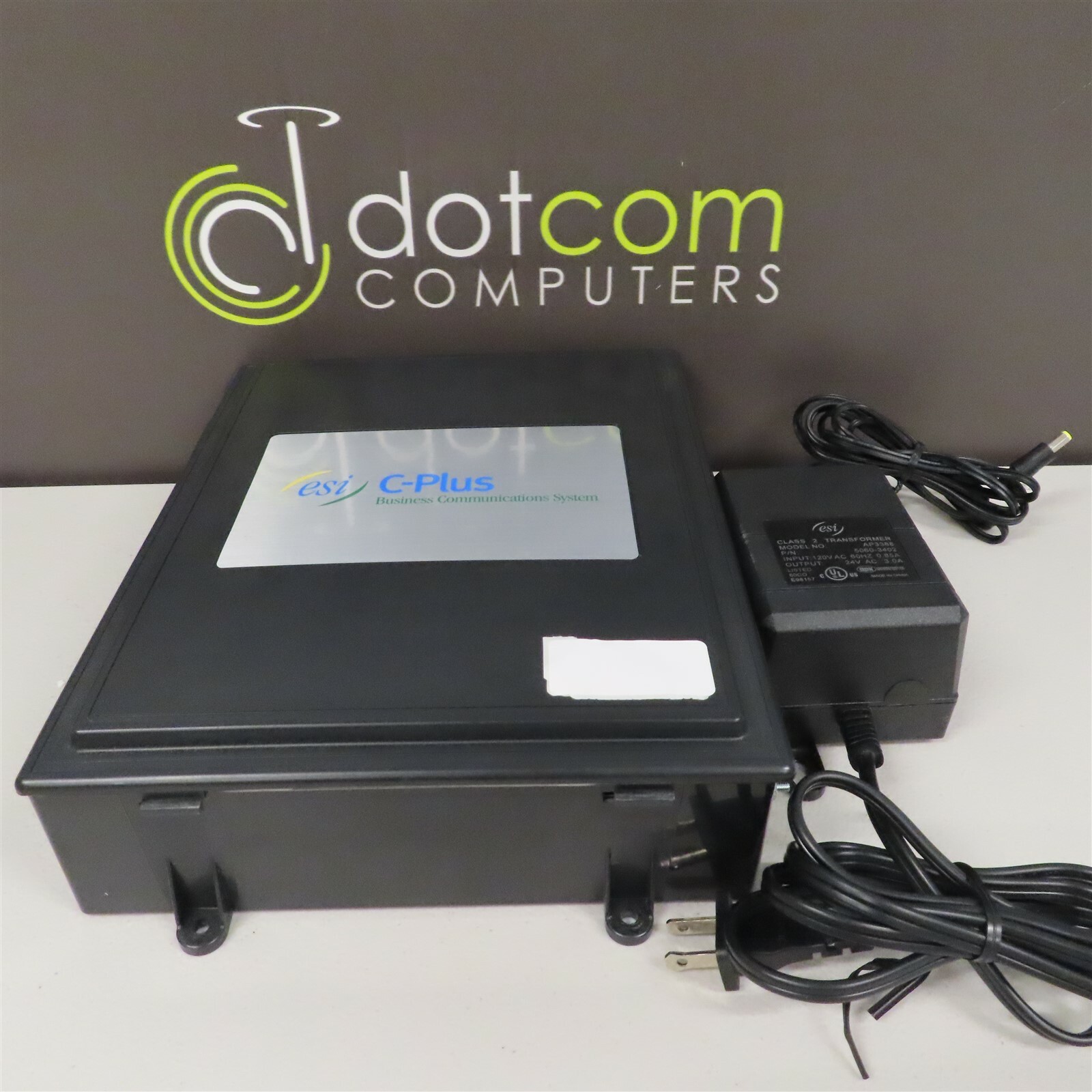ESI C-Plus System Cabinet PBX Server 5000-0521 4port / 6Hour CF Version 6.6.4