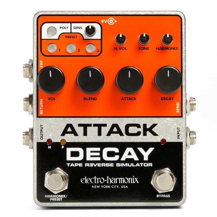 Electro-Harmonix Attack Decay Tape Reverse Simulator