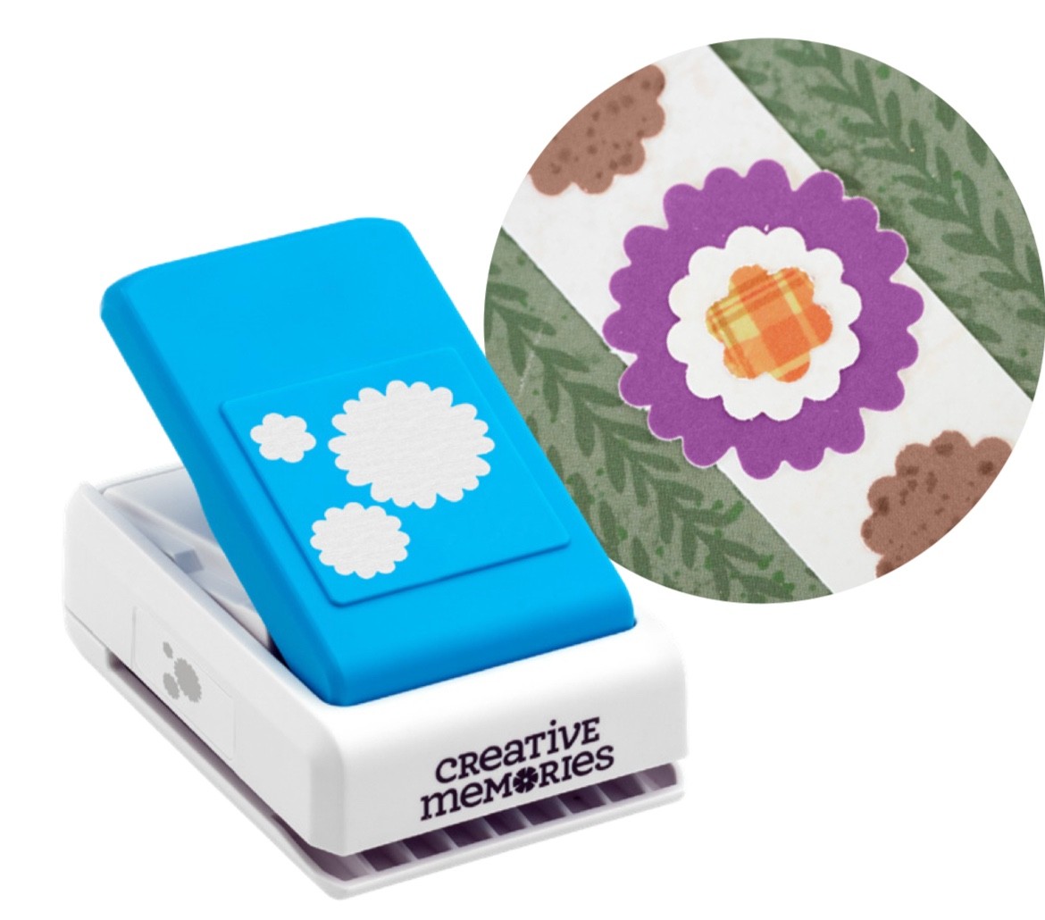 NIB Creative Memories  Chrysanthemums Punch