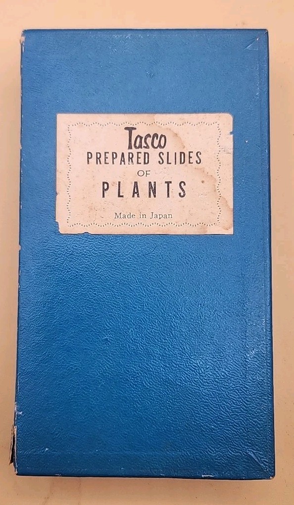 Vintage Tasco Prepared Slides Of Plants "Bakers Dozen" 1 Extra! Super Cool