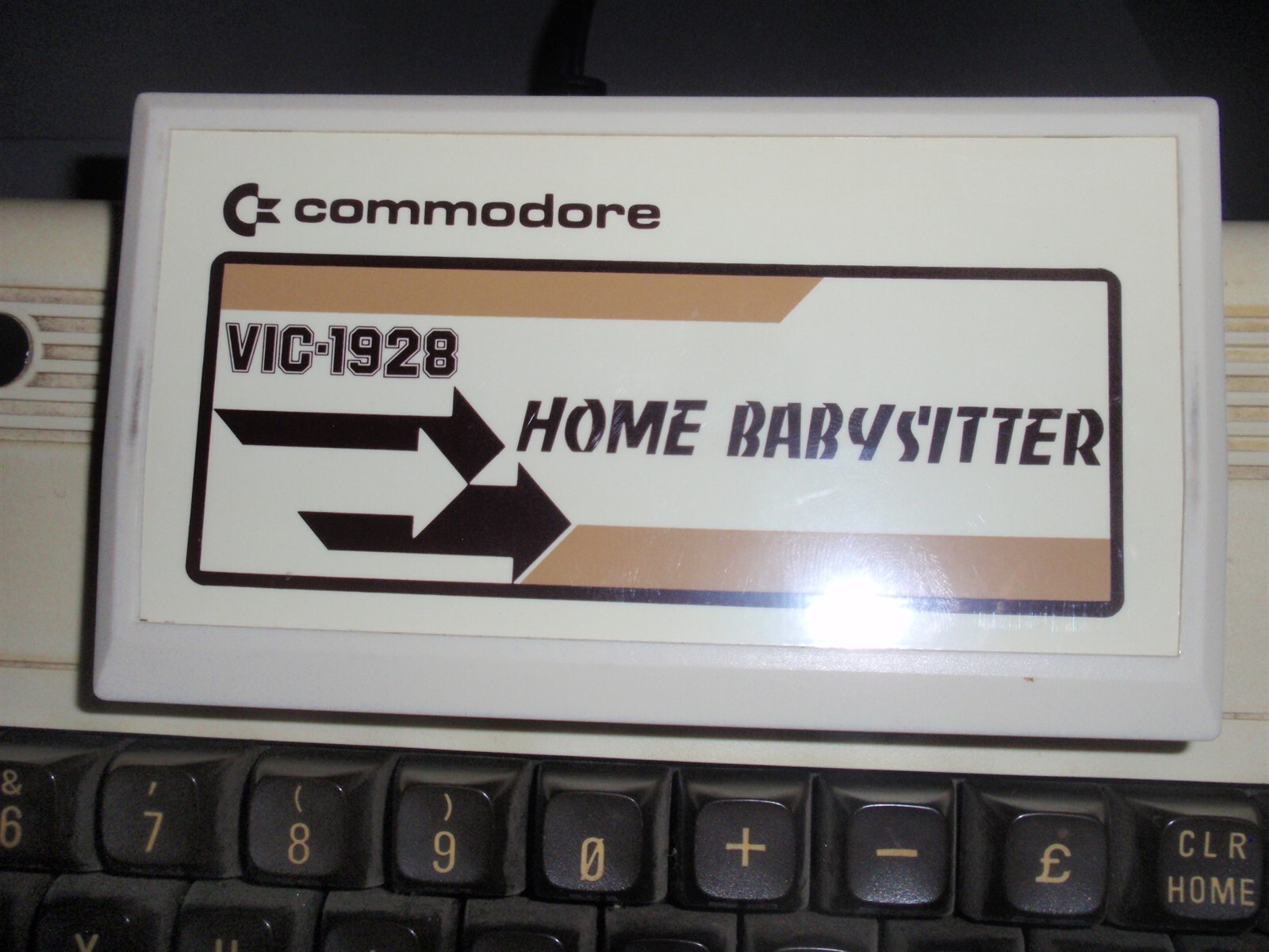 Home Babysitter II game cartridge for Commodore VIC-20 Computer 1982 VIC-1928