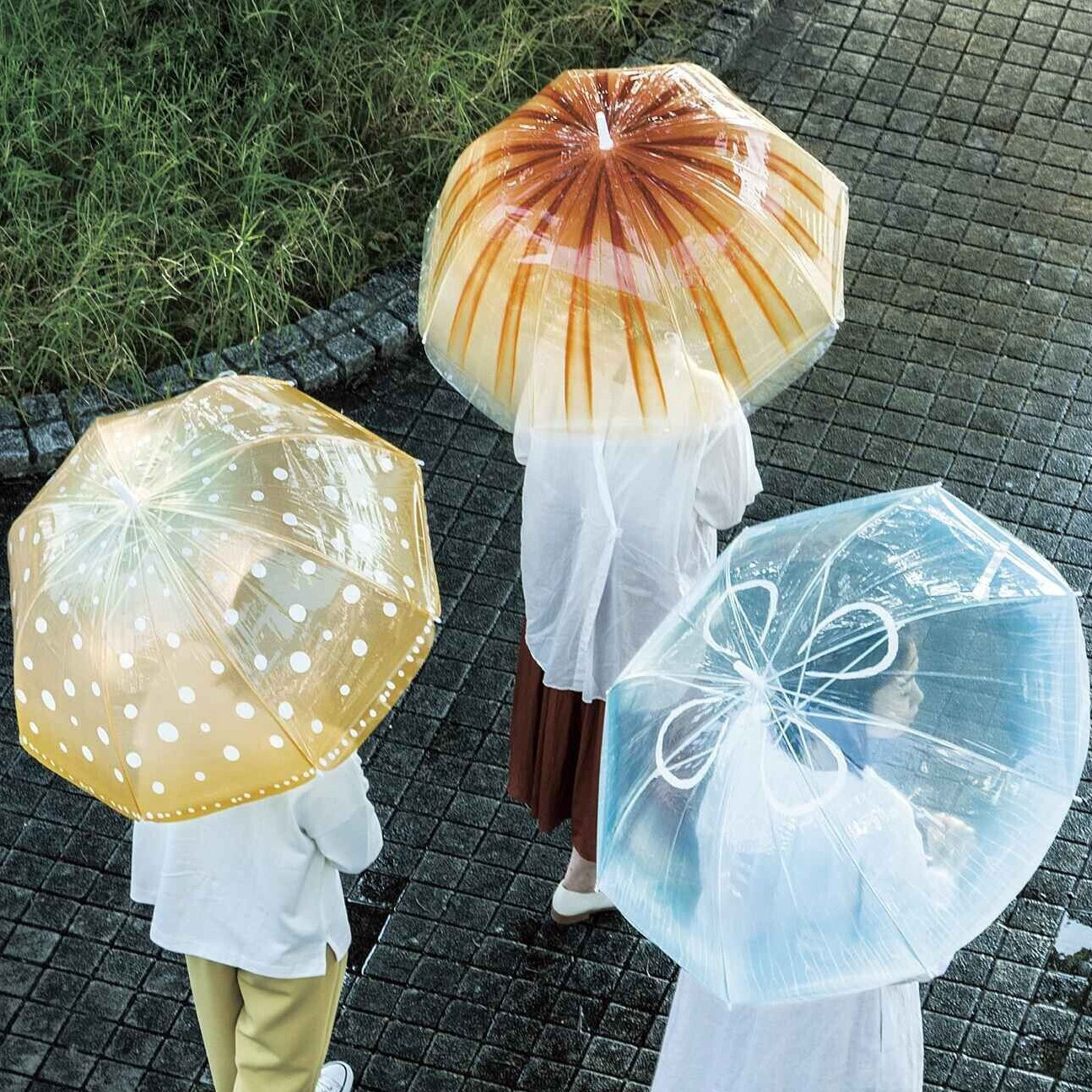 FELISSIMO YOU+MORE! Jellyfish Umbrella 3 Types Material Polyethylene JAPAN NEW