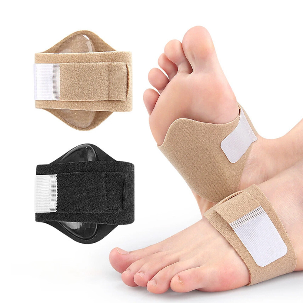 2x O-type Foot Corrector Arch Support Sleeves Insoles Pads No Slip Shoes Insoles