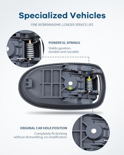 Door Handle Interior Replacement for 2001-2004 for Kia for Spectra, Front &